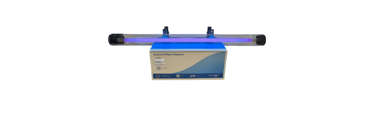 Dispositivo QPR Quantum Plasma Reactor com tecnologia Rife por plasma a frio para terapias integrativas e regeneração celular.
